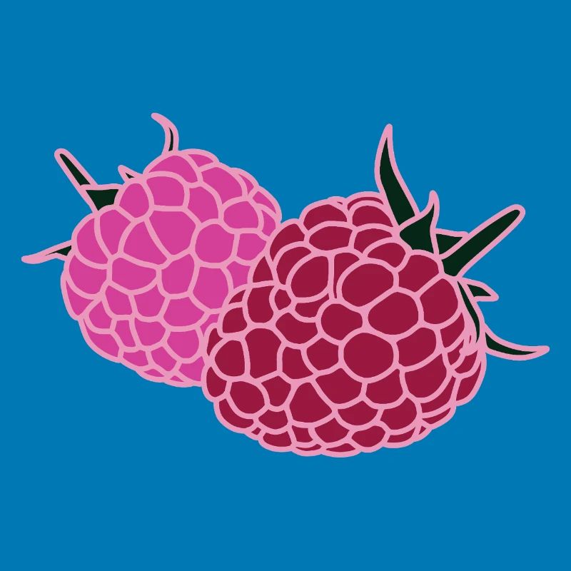 Raspberry Duo Pop Art