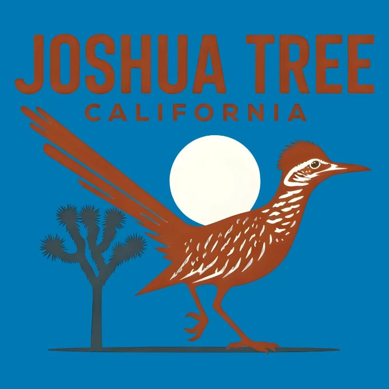 Joshua Tree Roadrunner Sunset