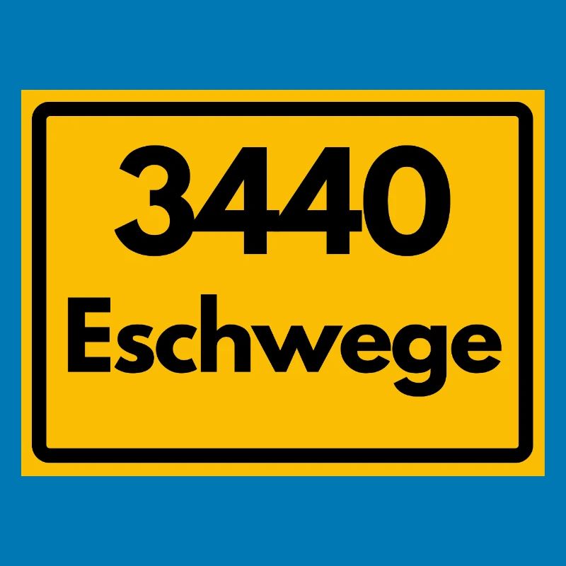 OLD POSTCODE ZIP CODE RETRO 3440 ESCHWEGE