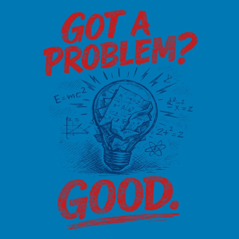 Problem? That's good | Math Teacher Math Humor