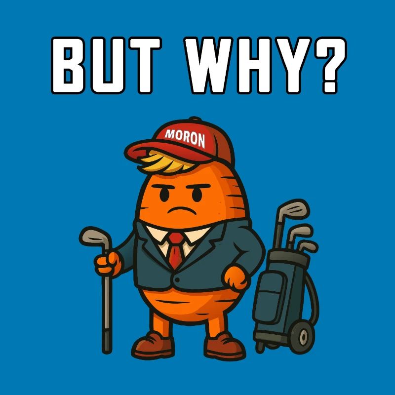 But Why Golf Mascot