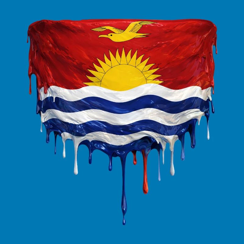 Dripping Kiribati flag