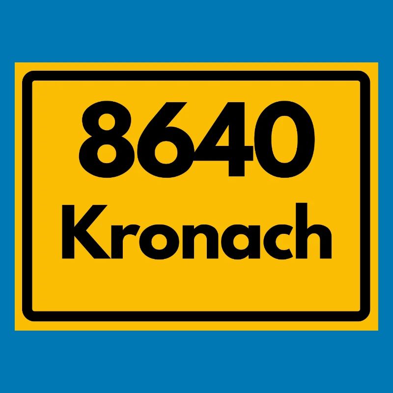 OLD POSTCODE ZIP CODE 8640 KRONACH HEIMATSTOLZ