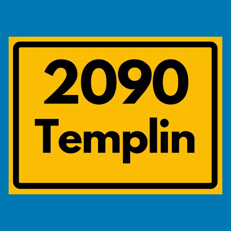 OLD POSTCODE POSTCODE RETRO 2090 TEMPLIN HEIMAT