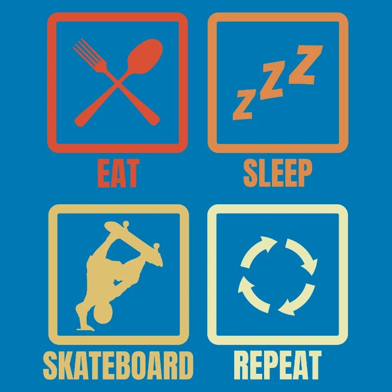 Eat Sleep Skateboard Repeat