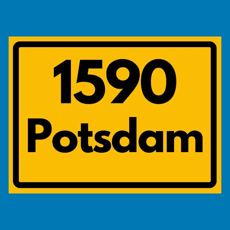 OLD POSTCODE POSTCODE RETRO 1590 POTSDAM HEIMAT