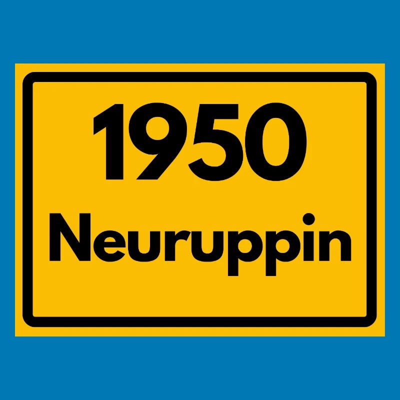 OLD POSTCODE POSTCODE RETRO 1950 NEURUPPIN HEIMAT