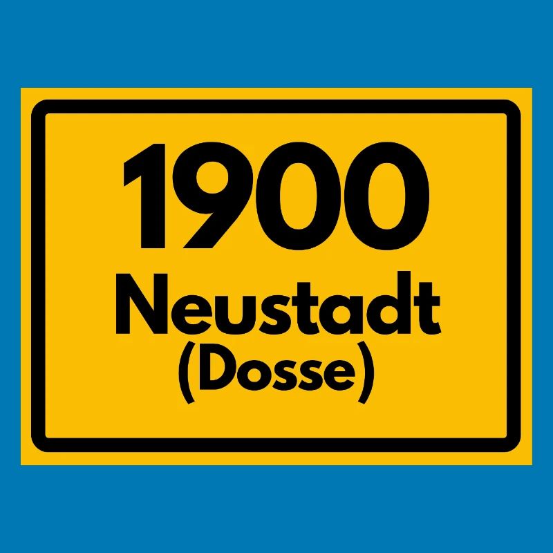OLD POSTCODE ZIP CODE RETRO 1900 NEUSTADT DOSSE