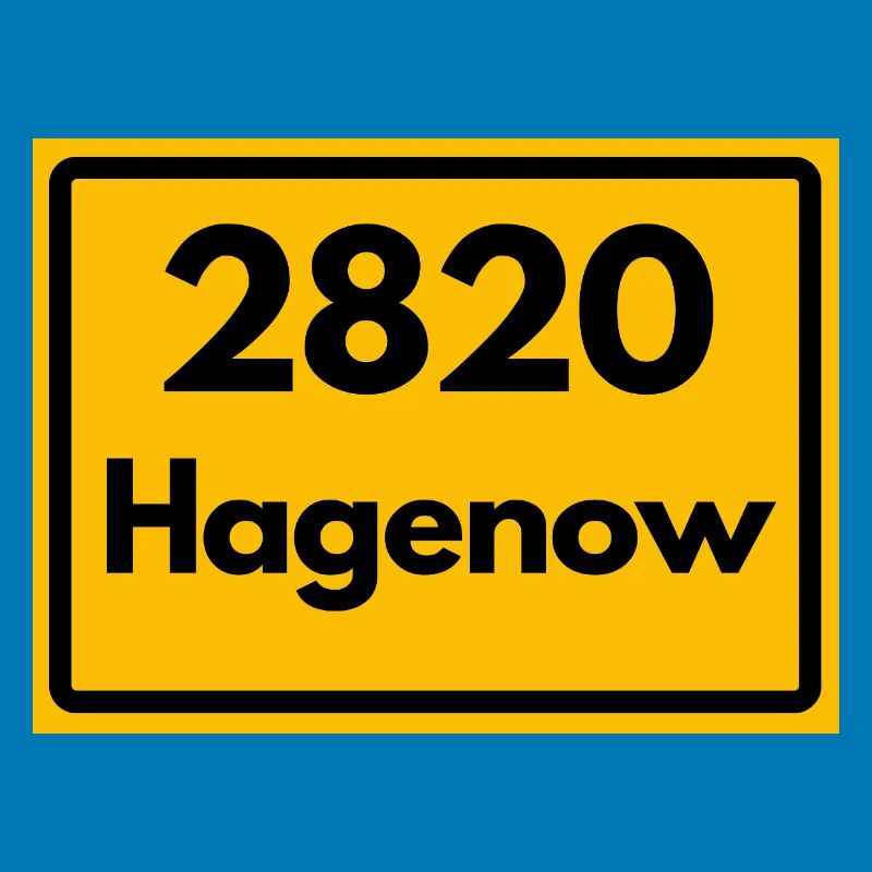 OLD POSTCODE POSTCODE RETRO 2820 HAGENOW HEIMAT