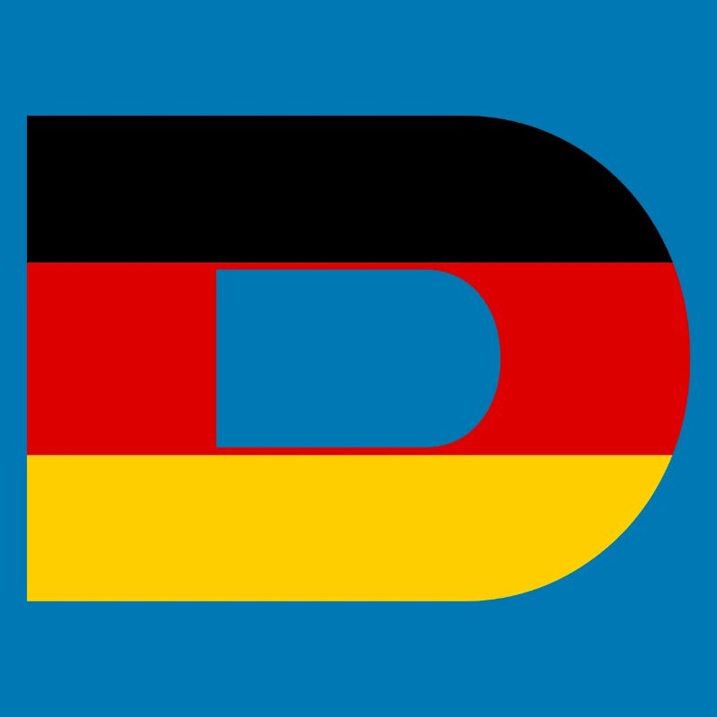 D- Germany Flag Style