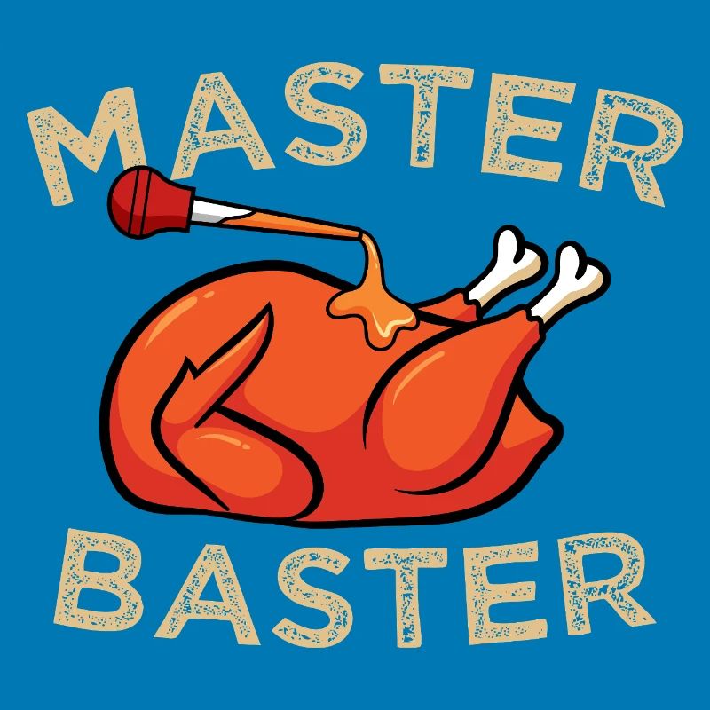 Master Baster Graphique drôle de cuisine BBQ Dinde