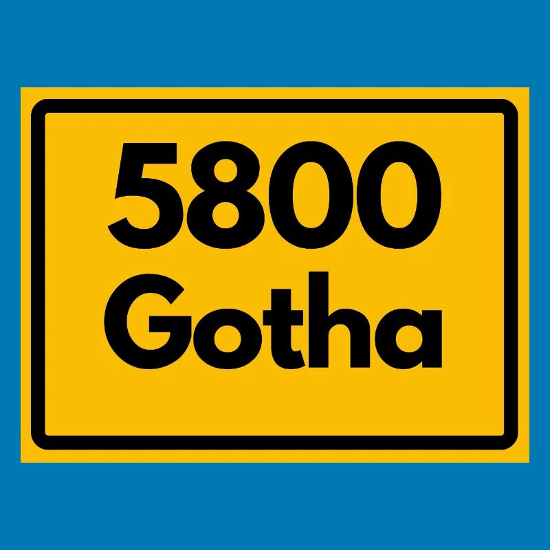 ANCIEN CODE POSTAL 5800 GOTHA HEIMATSTOLZ ORIGINAL
