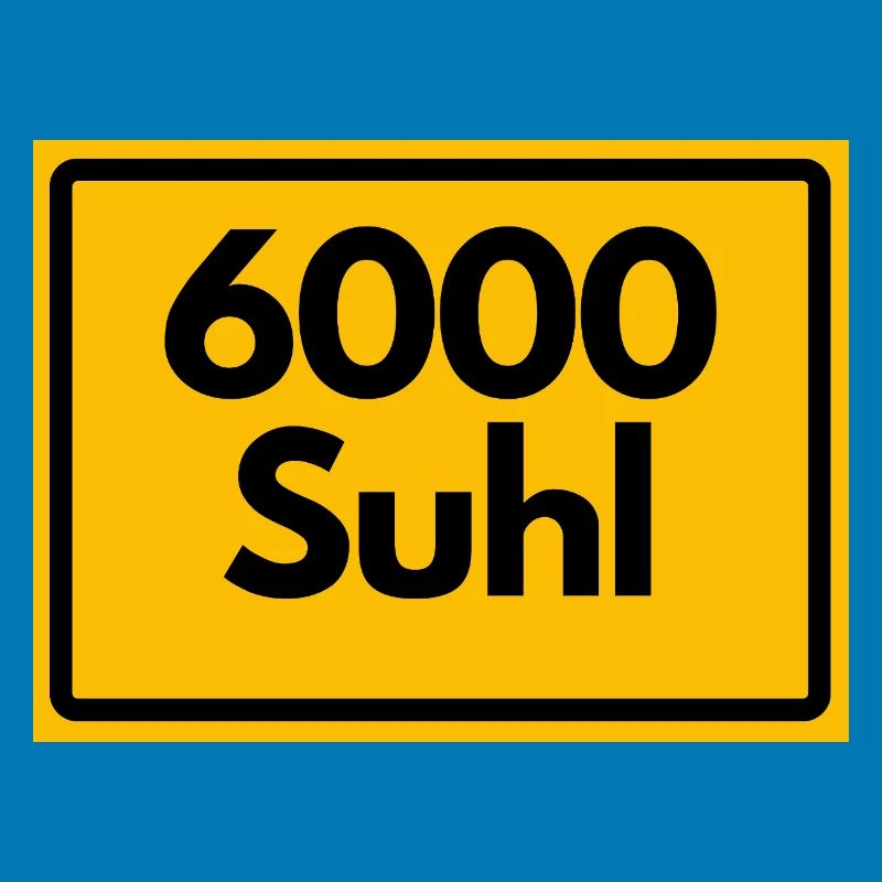 OLD POSTCODE 6000 SUHL HEIMATSTOLZ ORIGINAL