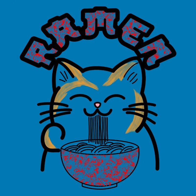 Ramen Cat Pop Art