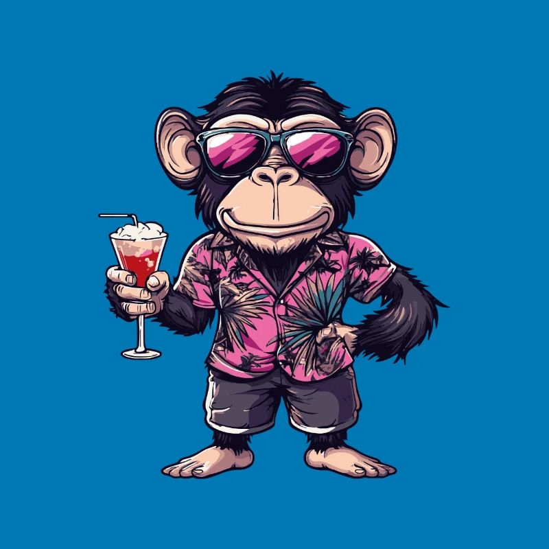 Affe Comic Sommer