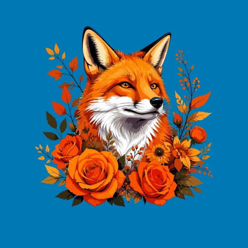Fuchs im Herbstrausch