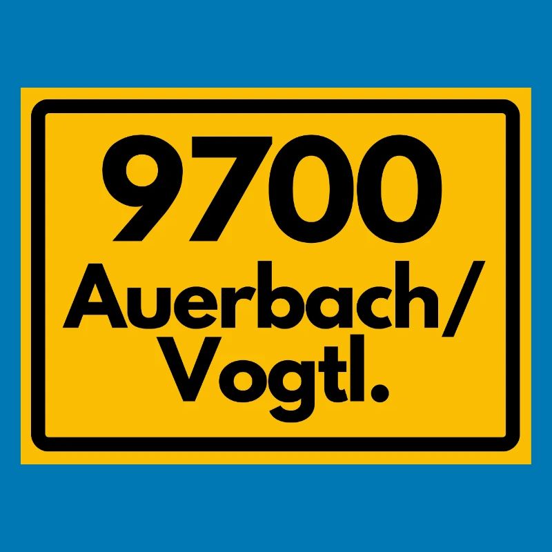 OLD POSTCODE 9700 AUERBACH/VOGTL. SAXONY