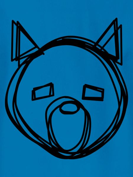 Wolf handgezeichnet