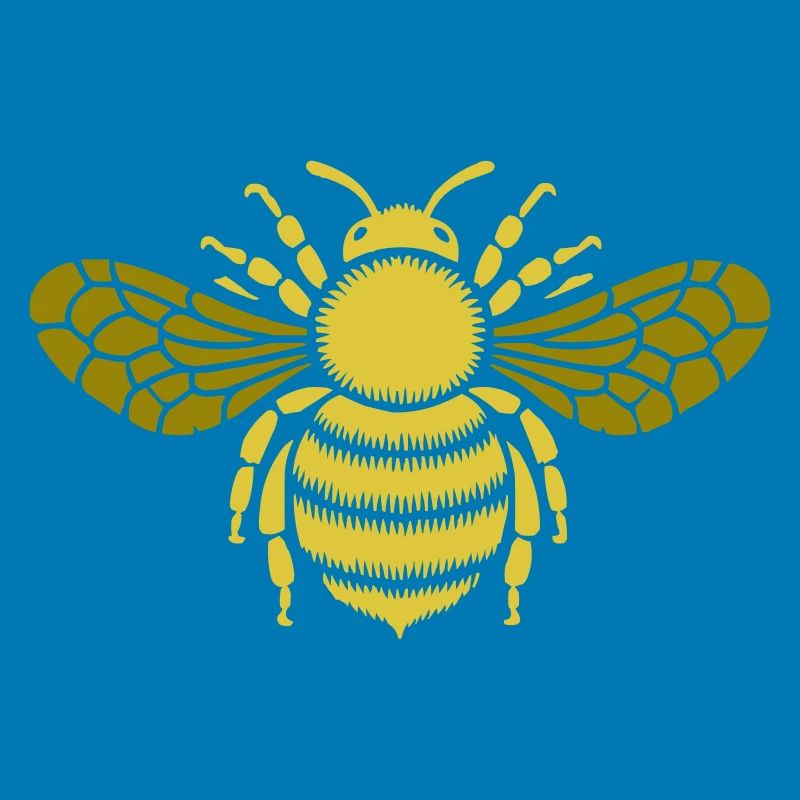 Golden Bee Pattern