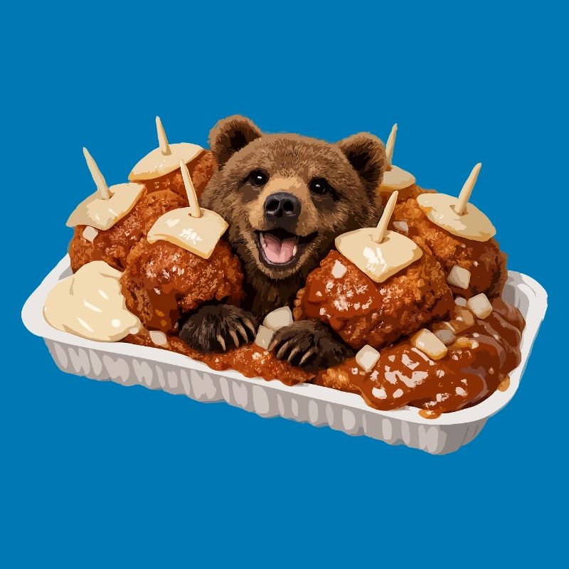 Bear bite with bear