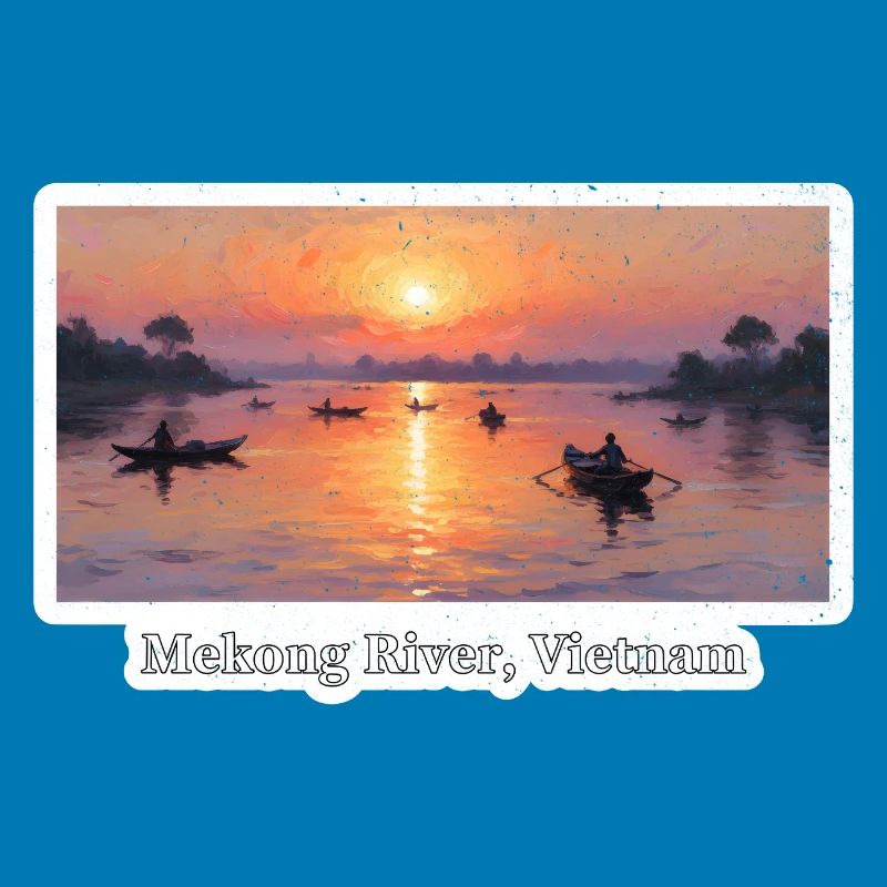 Mekong River Sunset