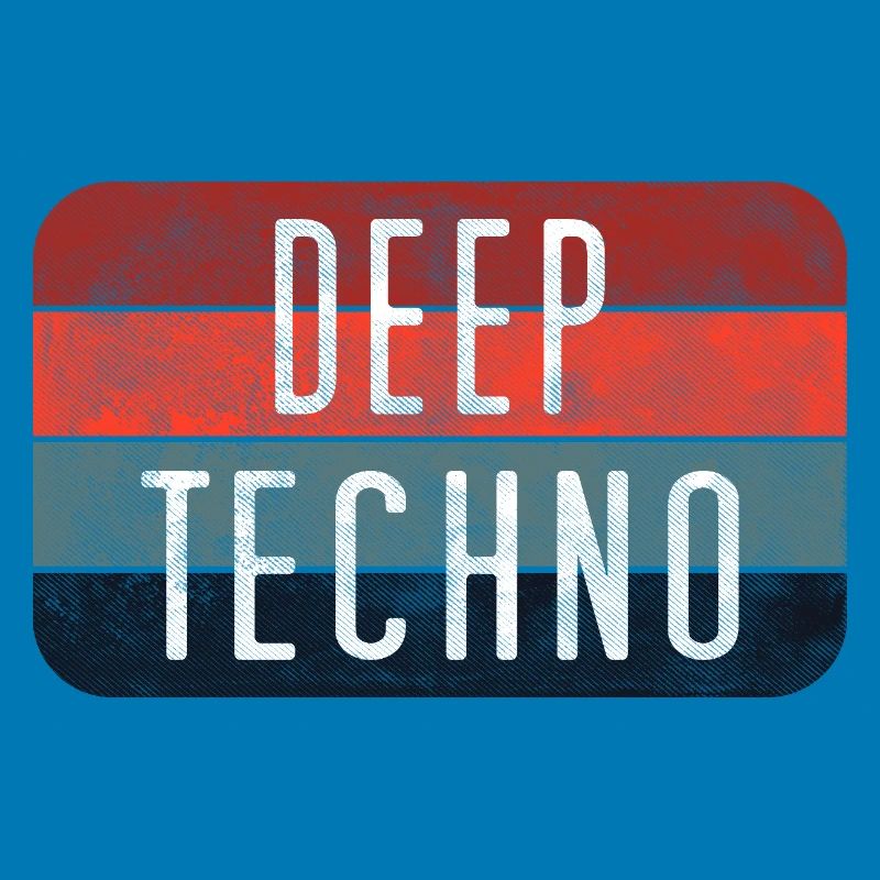 Deep Techno Gradient Stripes