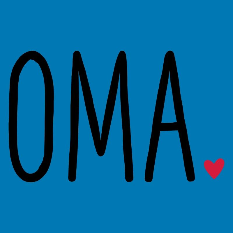 Oma Herz - Geschenk Muttertag Enkel Liebe