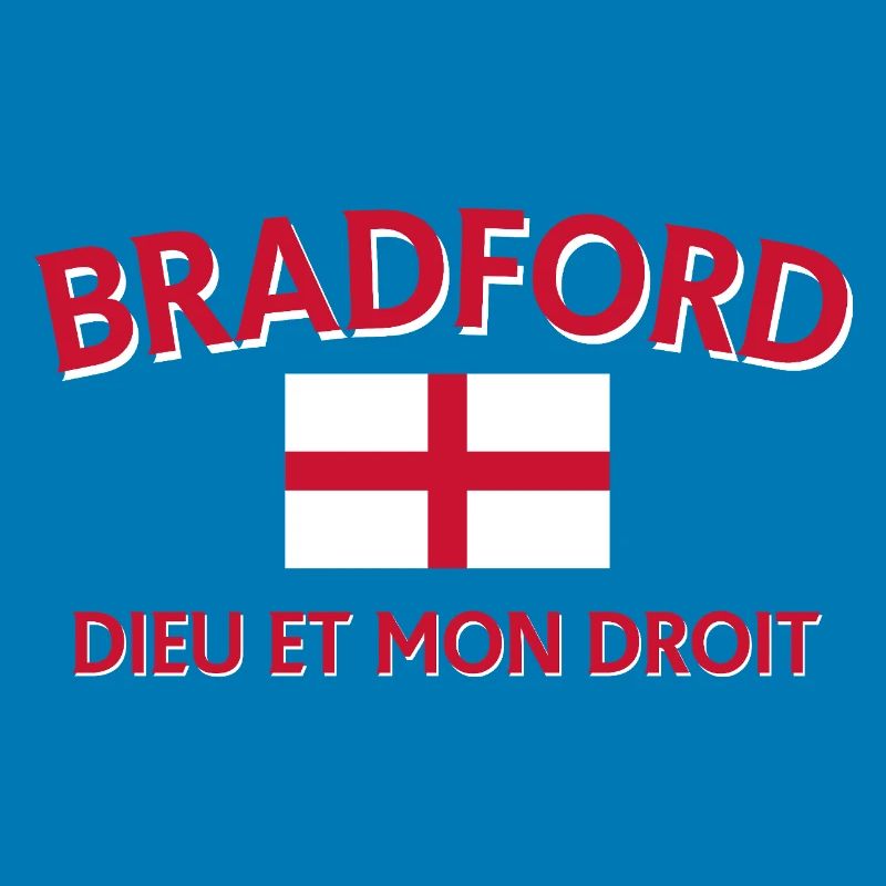 Drapeau de Bradford avec devise