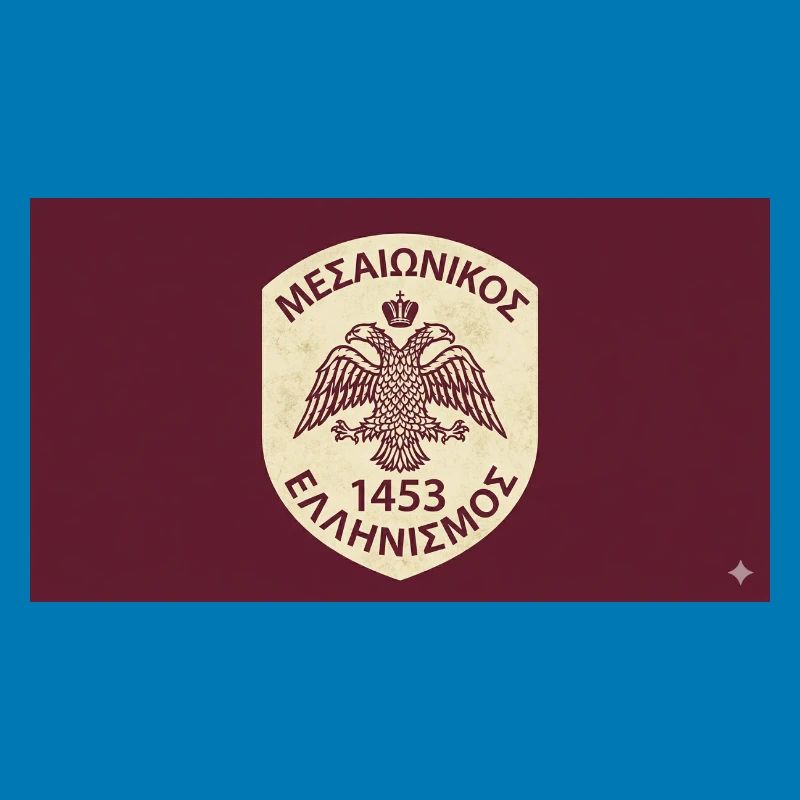 Byzantine Eagle 1453 Emblem