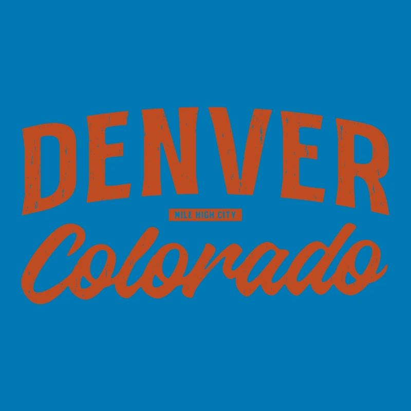 Denver Colorado Retro Script Logo