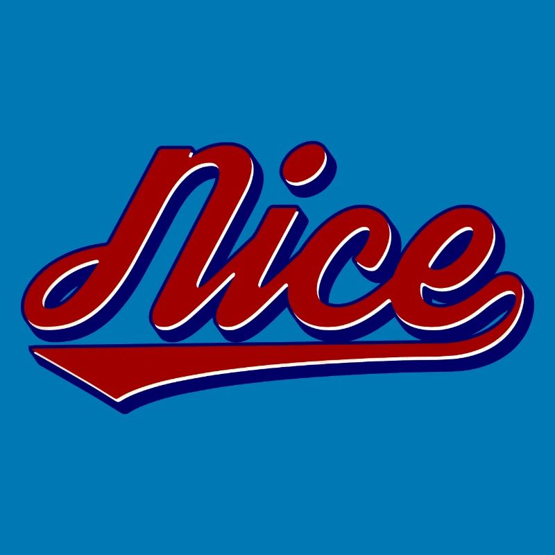 Nice Script Retro Logo Style