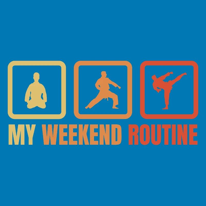 Karateka Wochenendroutine