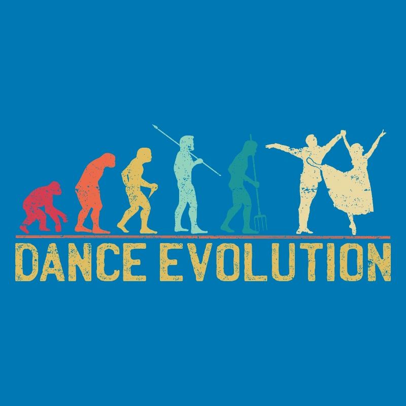 Dance Evolution Silhouette Design