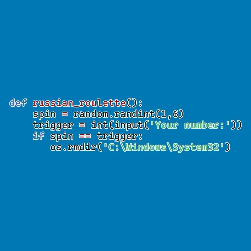Python Russisches Roulette