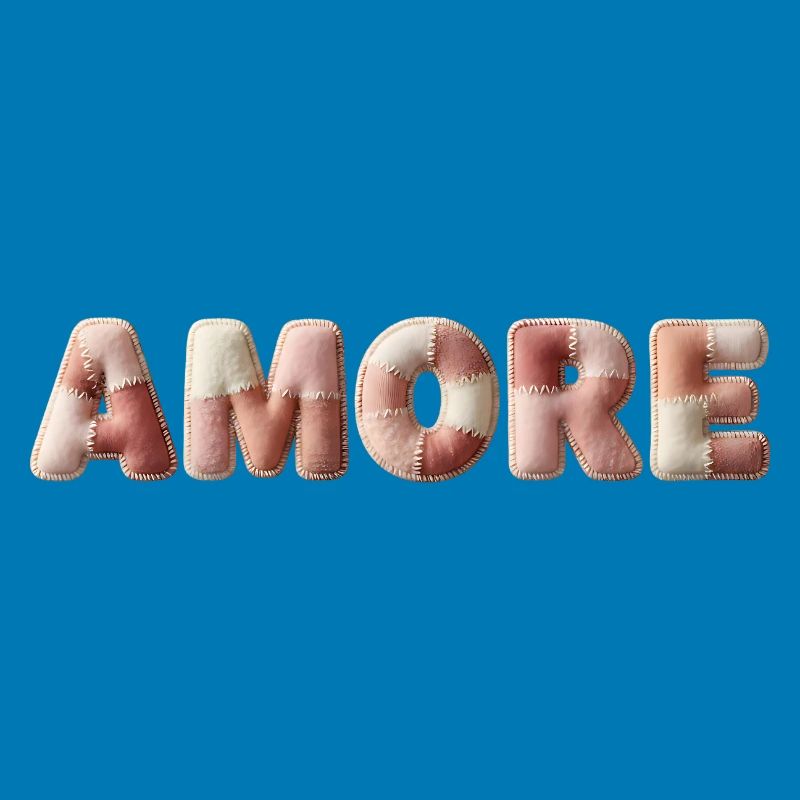 Amore Plush Stitch Patchwork Gift