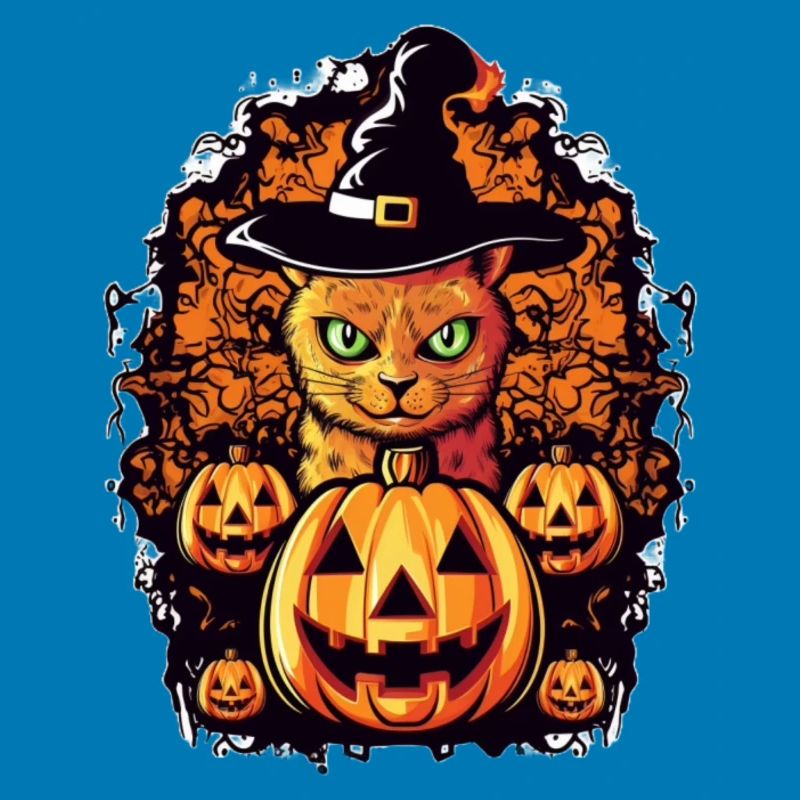 Cat Magic Halloween Design