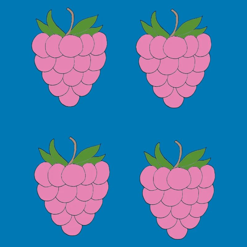 Raspberry Double Cluster Pattern