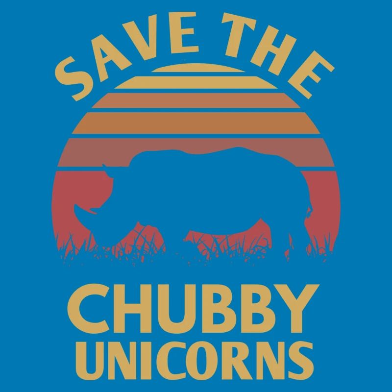 Save the Chubby Unicorns Design