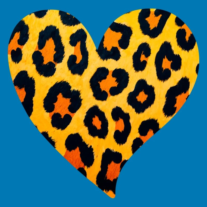 Leopard Heart Pattern