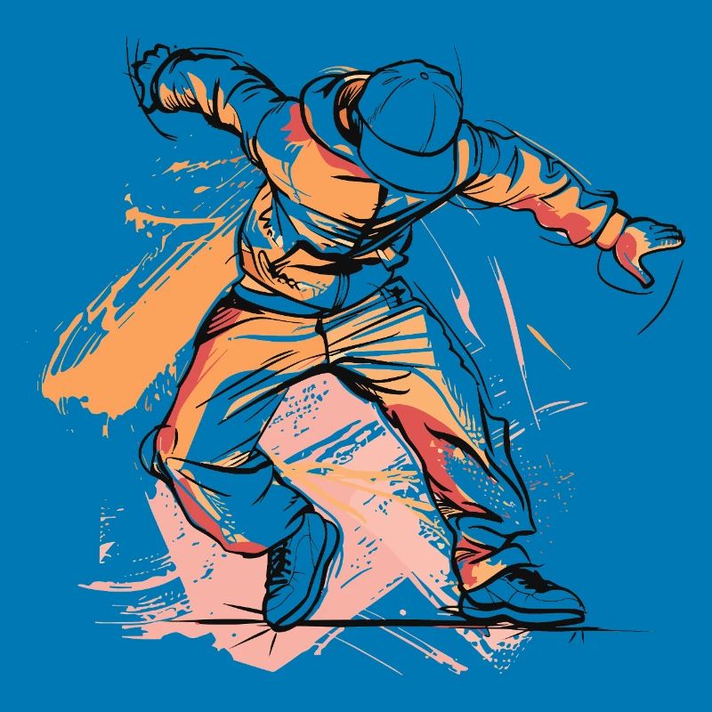 Breakdancer Drawing