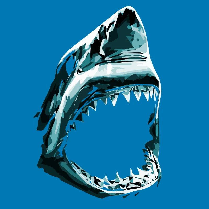 Requin à gueule ouverte
