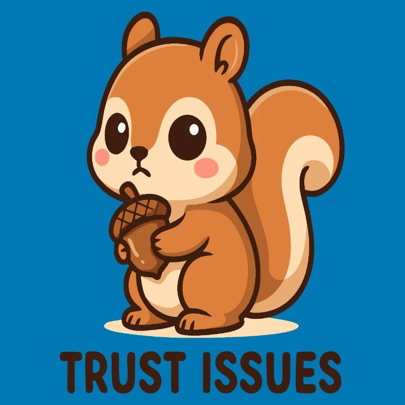 Eichhörnchen mit Trust Issues