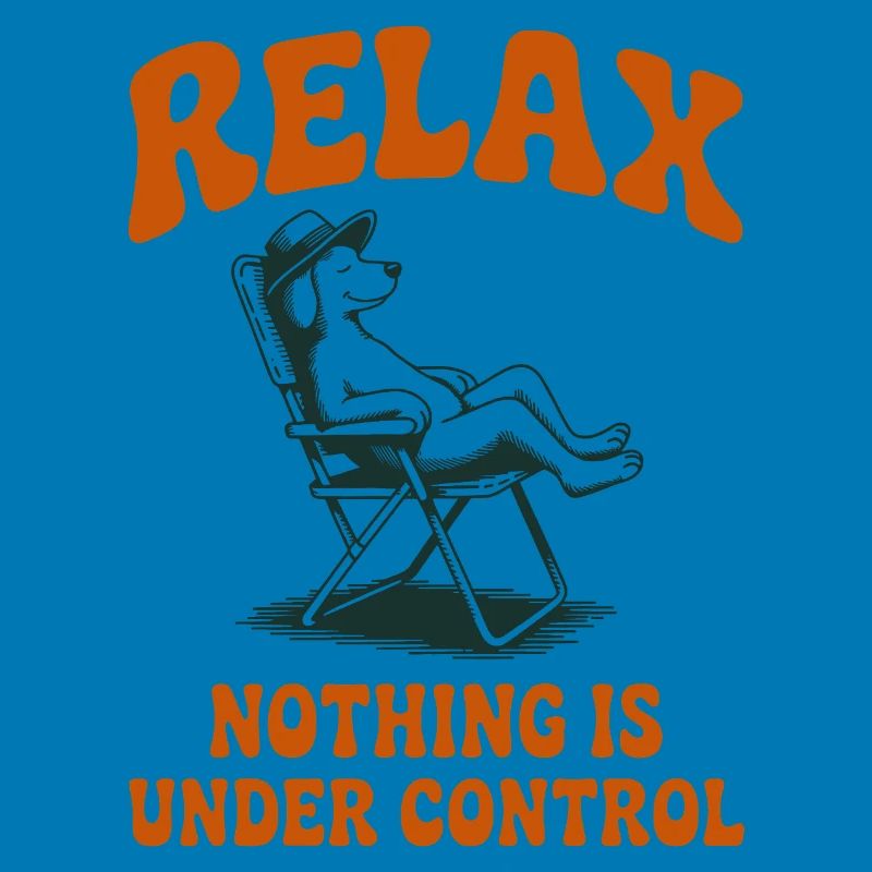 Relax Nothing Is Under Control Dog