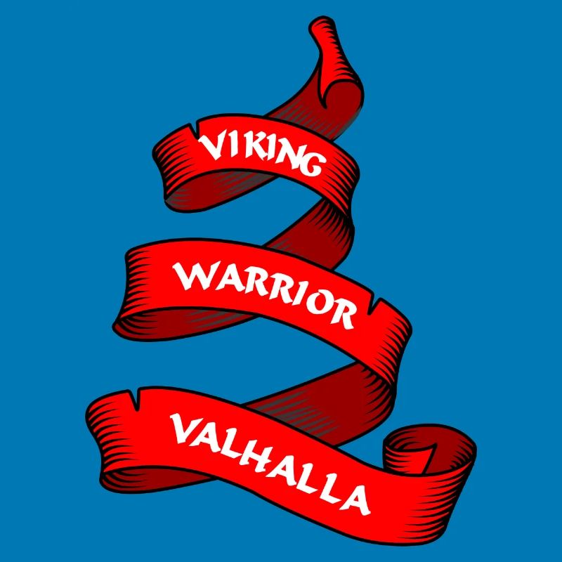 Wikinger Wimpel oder Banner rot