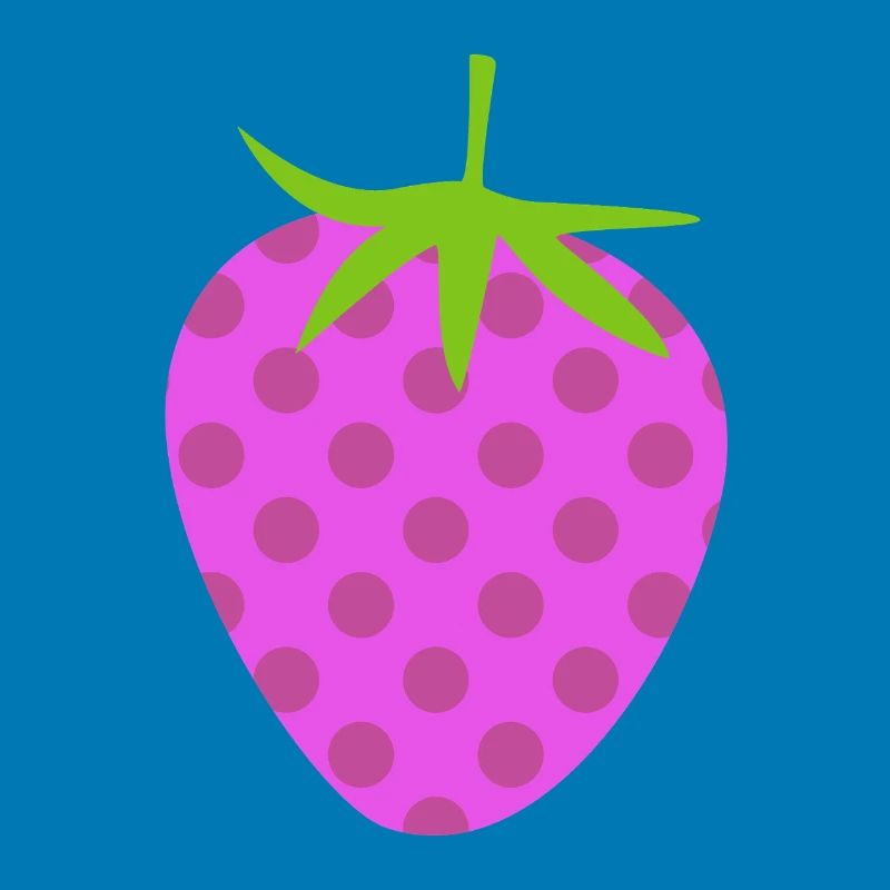 Strawberry Dots Dots Fruit Pink Dots Pattern