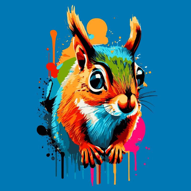 Eichhörnchen Sciurus - Squirrel Farbenfroh