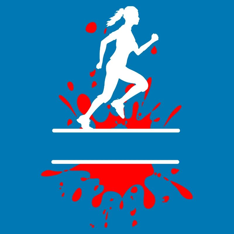 Femme Course dans la boue – Coureuse d’éclaboussures