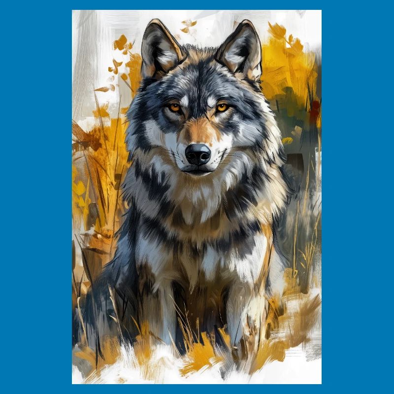 Illustration of a wolf