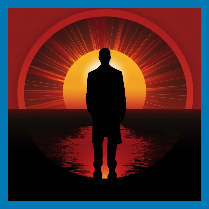 Sunset Shadow Wanderer