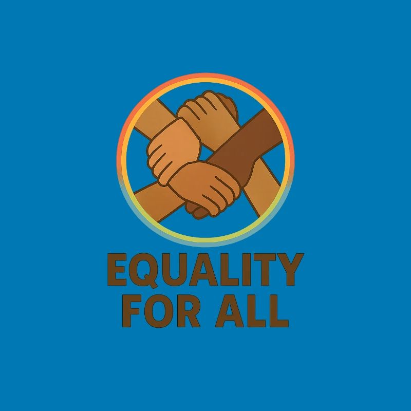 Unity Hands Conception de l’emblème circulaire